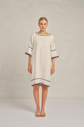 Alessandra Veneto Lace Dress Ivory