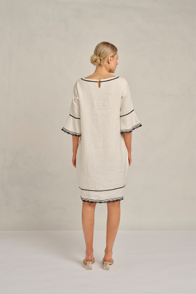 Alessandra Veneto Lace Dress Ivory