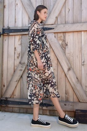 Curate A Fresh Start Dress Butterfly