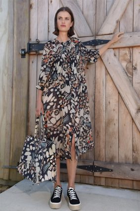 Curate A Fresh Start Dress Butterfly