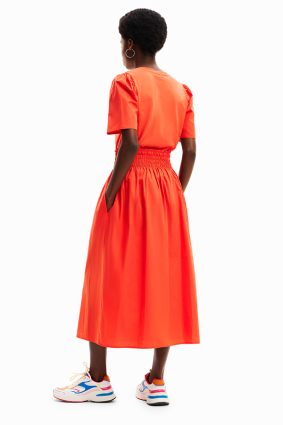 Desigual Dress Naranja