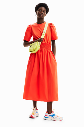 Desigual Dress Naranja