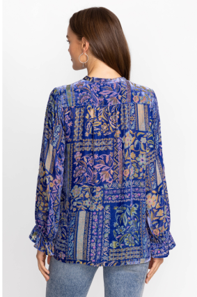 Johnny Was Joasie Burnout Blouse Persephone