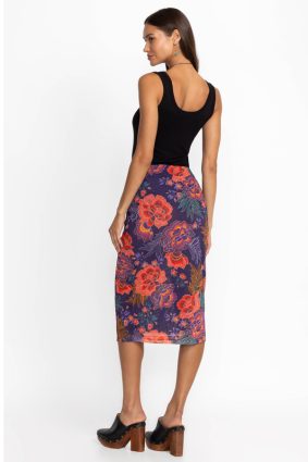Johnny Was Lizandrea Mesh Midi Skirt Etta’s Garden
