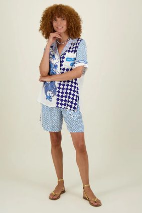 Me369 Addison Short Sleeve Shirt Amalfi Coast