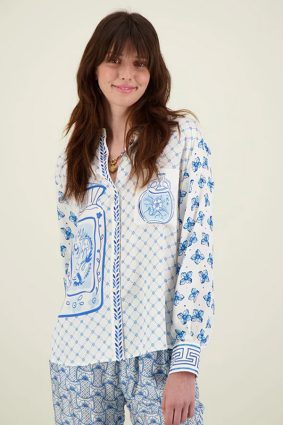 Me369 Isabel Printed Shirt Amalfi Coast
