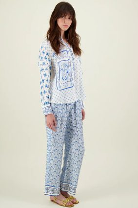 Me369 Isabel Printed Shirt Amalfi Coast
