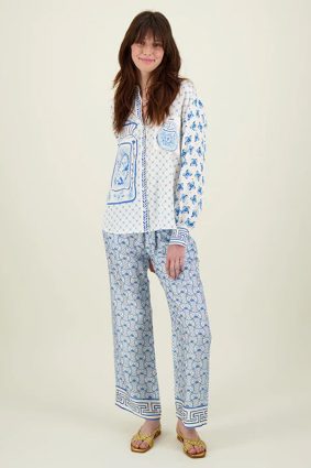 Me369 Isabel Printed Shirt Amalfi Coast