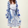Me369 Vanessa Printed Midi Skirt Amalfi Coast