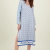 Me369 Violet V-Neck T-Dress Amalfi Coast