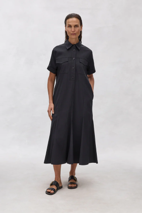 Mela Purdie Trunk Dress Black
