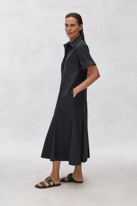 Mela Purdie Trunk Dress Black
