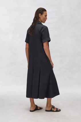 Mela Purdie Trunk Dress Black