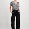Monari All-Over Zebra Shirt Black