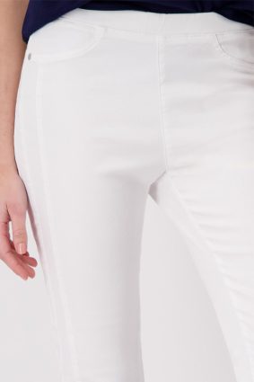 Monari Basic Jeggings Pants White