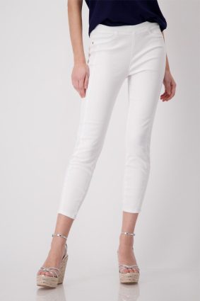 Monari Basic Jeggings Pants White