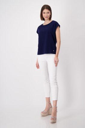 Monari Basic Jeggings Pants White