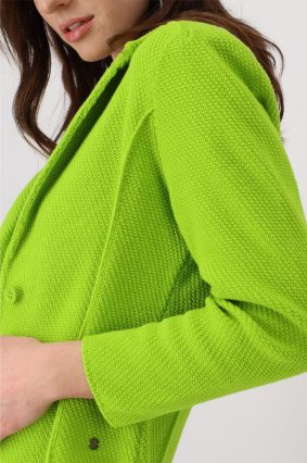 Monari Jacket Basic Knitted Blazer Matcha