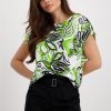 Monari Shirt Paisley Mix Allover Matcha