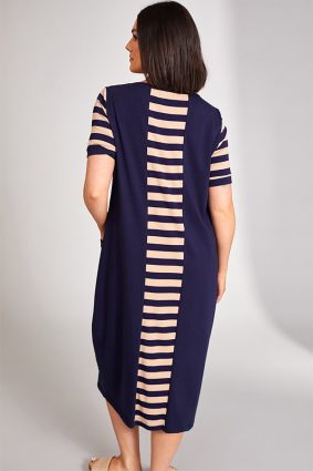 Peruzzi Stripe Dress NavyPeruzzi Stripe Dress Navy