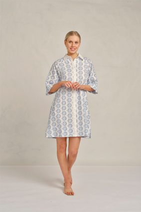 Alessandra Aurienne Dress Posy Bluebell 2