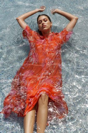 Alessandra Martina Dress Ngarden Tangelo