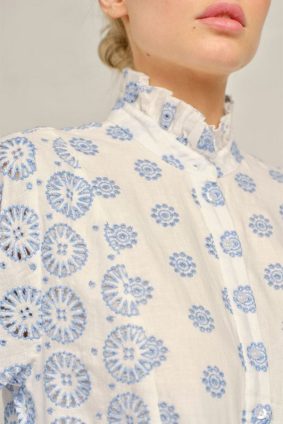 Alessandra Stella Dress Posy Bluebell