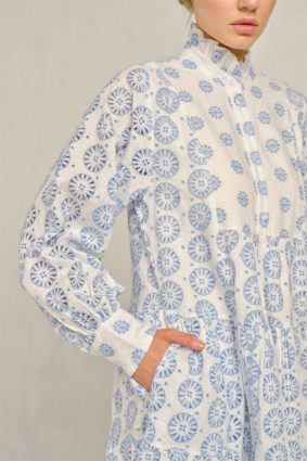 Alessandra Stella Dress Posy Bluebell