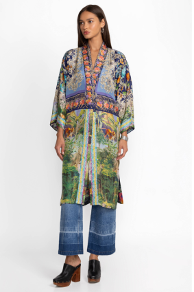 Johnny Was Eliza Kimono Reversible Lona