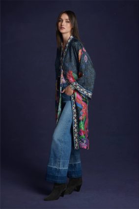 Johnny Was Eliza Kimono Reversible Lona