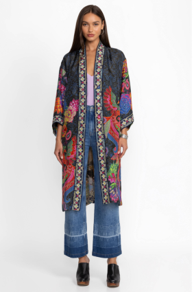 Johnny Was Eliza Kimono Reversible Lona