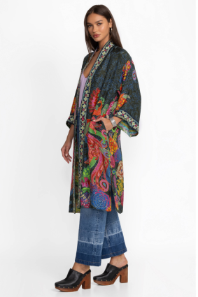 Johnny Was Eliza Kimono Reversible Lona