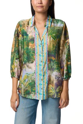 Johnny Was Isolah Button Down Rawi