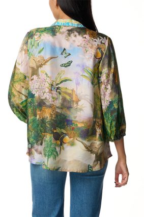 Johnny Was Isolah Button Down Rawi