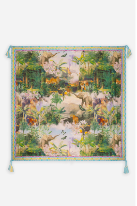 Johnny Was Silk Scarf Rawi