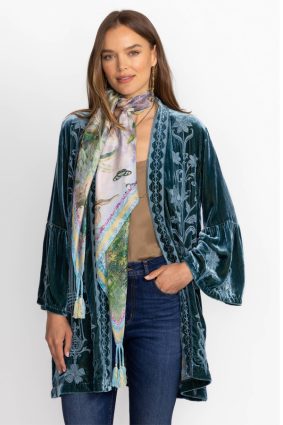 Johnny Was Silk Scarf Rawi