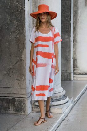 Kokomarina Kuma Dress Orange