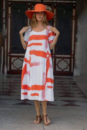Kokomarina Kuma Dress Orange
