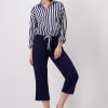 Monari Blouse Striped Navy