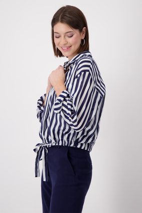 Monari Blouse Striped Navy