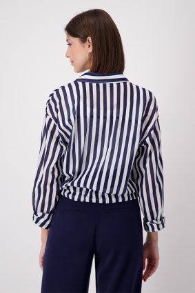 Monari Blouse Striped Navy