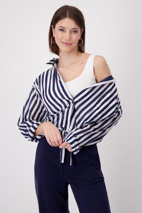 Monari Blouse Striped Navy