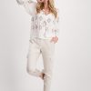 Monari Cargo Jogger Satin Pants Light Sand