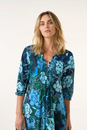 Oneseason Middy Poppy Lefkada Cotton Navy