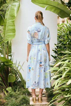 The Dreamer Label Tilda Olive Ankle Dress