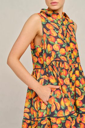 Alessandra Gigi Dress Navy