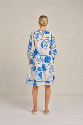 Alessandra Holly Dress Blue Quartz