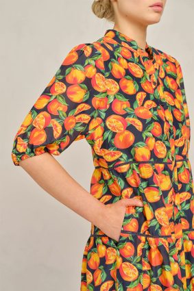 Alessandra Martina Dress Navy