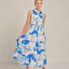 Alessandra Sleeveless Marlow Dress Blue Quartz