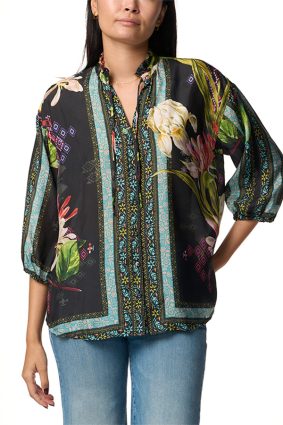 Johnny Was Elda Button Down Iris Whisper